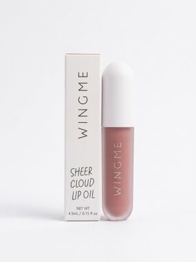 WINGME Sheer Cloud Lip Oil  New In Box (NIB) Shade Plume